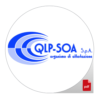 CERTIFICAZIONE SOA QLP SOA S.p.A. CERT 4966:30:00